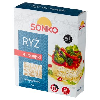 Risana Ryż europejski 400 g (4 torebki)