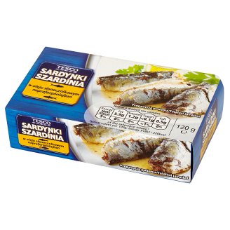 Tesco Sardynki w oleju słonecznikowym 120 g