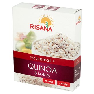 Risana Ryż basmati + Quinoa 3 kolory 200 g (2 torebki)