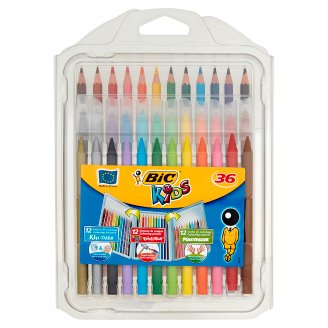 BiC Kids Zestaw kredek i flamastrów 36 sztuk