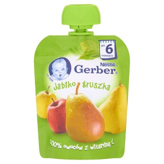 Gerber Deserek Jabłko gruszka po 6 miesiącu 90 g