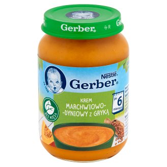 Gerber Krem marchwiowo-dyniowy z gryką po 6 miesiącu 190 g