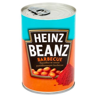 Heinz Beanz Fasolka w sosie pomidorowym barbecue 390 g