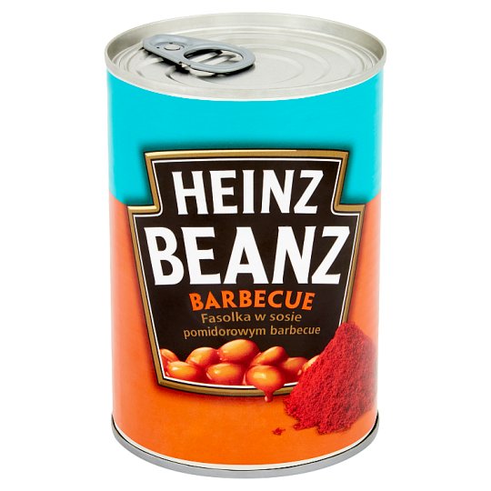 Heinz Beanz Fasolka w sosie pomidorowym barbecue 390 g