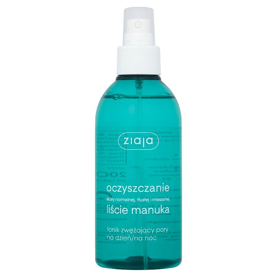 Ziaja Oczyszczanie Liście manuka Tonik zwężający pory na dzień/na noc 200 ml