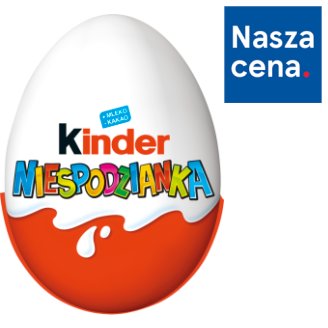 Kinder Niespodzianka Słodkie jajko z niespodzianką pokryte czekoladą mleczną 20 g