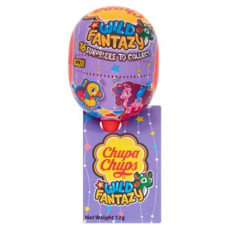 Chupa Chups Water Dinos Lizak o smaku truskawkowym 12 g