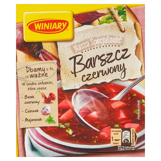 Winiary Nasza specjalność Barszcz czerwony 49 g