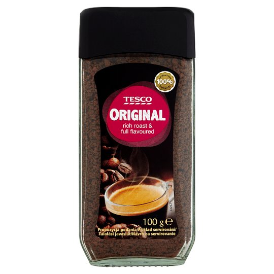 Tesco Original Kawa rozpuszczalna granulowana 100 g