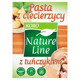 Koro Nature Line Pasta z ciecierzycy z tuńczykiem 100 g