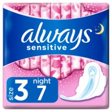 Always Ultra Sensitive Night (rozmiar 3) Podpaski ze skrzydełkami, 7