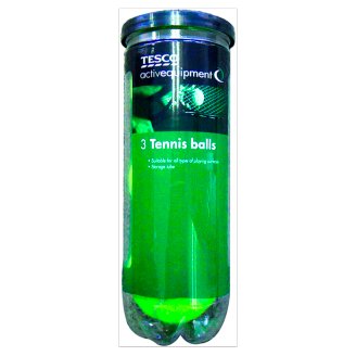 Tesco Piłki do tenisa 3 sztuki