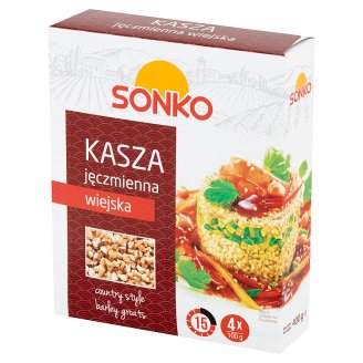 Risana Kasza jęczmienna wiejska 400 g (4 torebki)