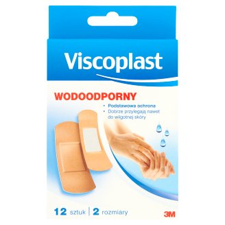 Viscoplast Wodoodporny Plastry z mikroperforacją 12 sztuk