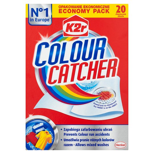 K2r Colour Catcher Chusteczki do prania 20 sztuk