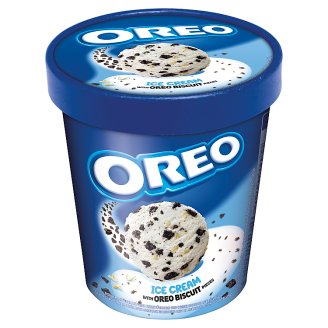 Oreo Lody śmietankowe z ciastkami kakaowymi z nadzieniem o smaku waniliowym 480 ml