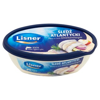 Lisner Filety śledziowe w sosie śmietanowym 280 g