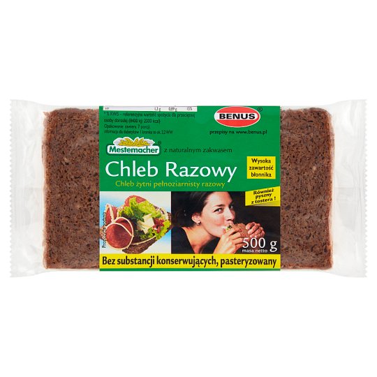 Mestemacher Chleb razowy 500 g