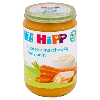 HiPP BIO Risotto z marchewką i indykiem po 7. miesiącu 220 g