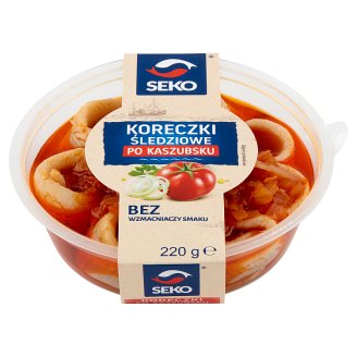 Seko Koreczki śledziowe po kaszubsku 220 g