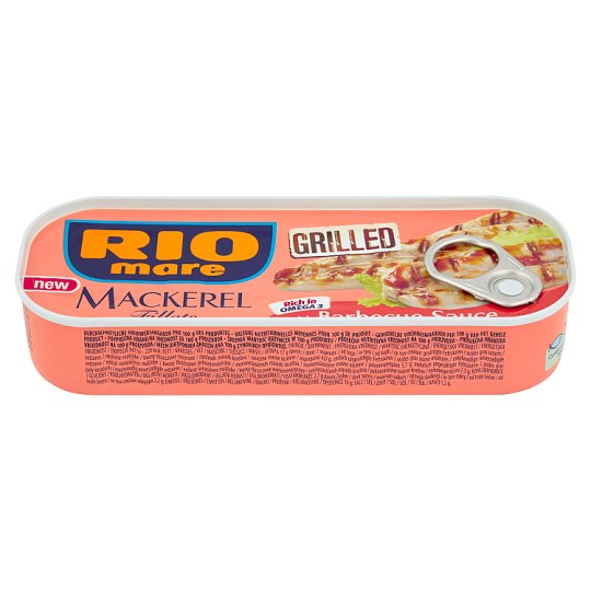 Rio Mare Grillowane filety makreli w sosie barbecue 120 g