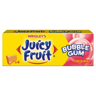 Juicy Fruit Bubble Gum Original Guma do żucia 13,8 g (4 kostki)