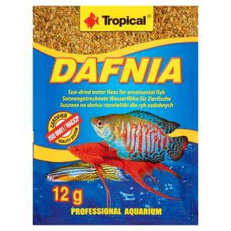 Tropical Dafnia Suszone na słońcu rozwielitki dla ryb ozdobnych 12 g