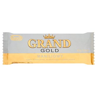 Koral Grand Gold waniliowy Lody waniliowe w mlecznej czekoladzie 120 ml