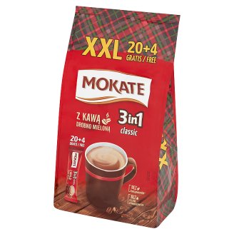 Mokate Caffetteria 3in1 Classic Napój kawowy w proszku 432 g (24 x 18 g)