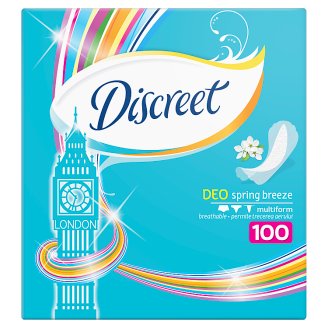Discreet Spring Breeze Multiform Oddychające wkładki higieniczne 100 sztuk