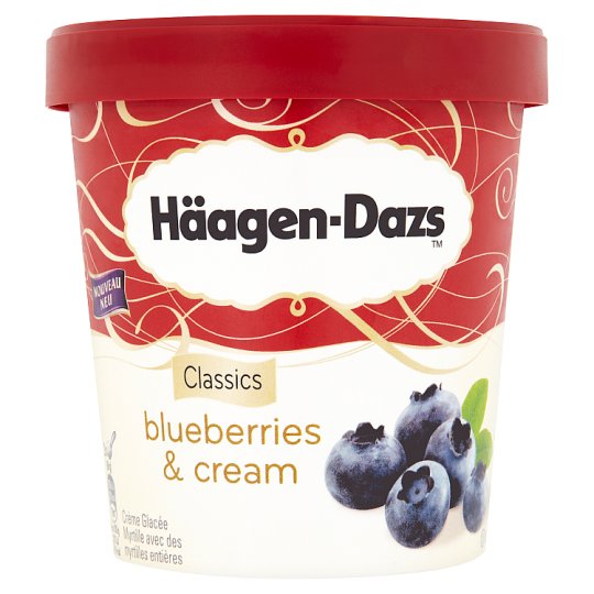 Häagen-Dazs Blueberries & Cream Lody 500 ml