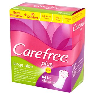 Carefree Plus Large Aloe Wkładki higieniczne 48 sztuk