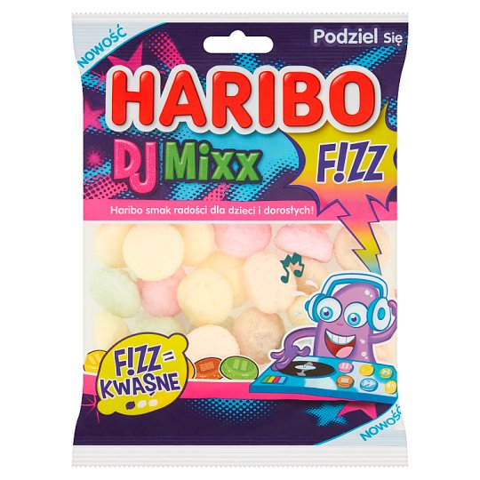 Haribo Fizz DJ Mixx Żelki owocowe 175 g