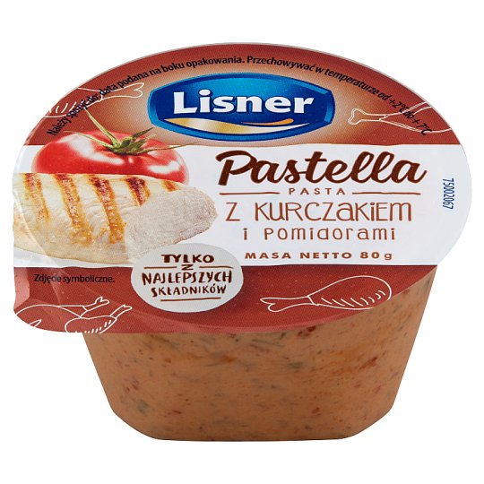 Lisner Pastella Turecka Pasta z kurczakiem i pomidorami 80 g