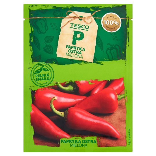 Tesco Papryka ostra mielona 20 g
