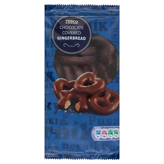 Tesco Pierniki w czekoladzie 500 g