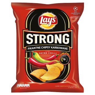 Lay's Strong Chipsy grubo krojone ostre chili 285 g