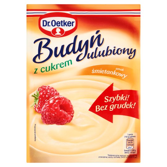 Dr. Oetker Budyń ulubiony z cukrem smak śmietankowy 70 g