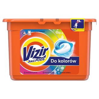 Vizir Color Kapsułki do prania o potrójnym działaniu 15 prań