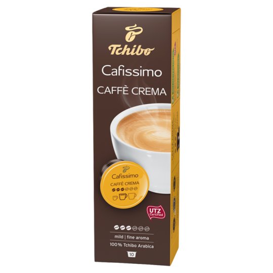 Tchibo Cafissimo Caffè Crema Fine Aroma Ground Roasted Coffee 70 g (10 x 7 g)
