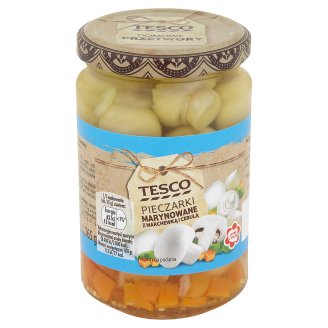Tesco Pieczarki marynowane z marchewką i cebulą 280 g