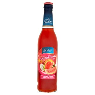Excellence Syrop lemoniadowy o smaku maliny arbuza i smoczego owocu 430 ml