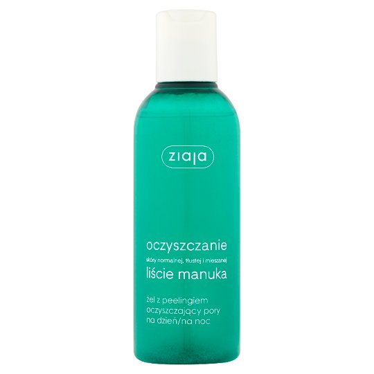 Ziaja Liście Manuka Żel z peelingiem oczyszczający pory na dzień/na noc 200 ml