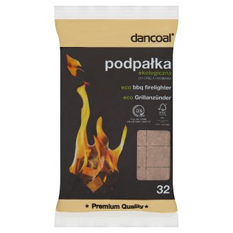 Dancoal Podpałka ekologiczna do grilla i kominka 32 kostki