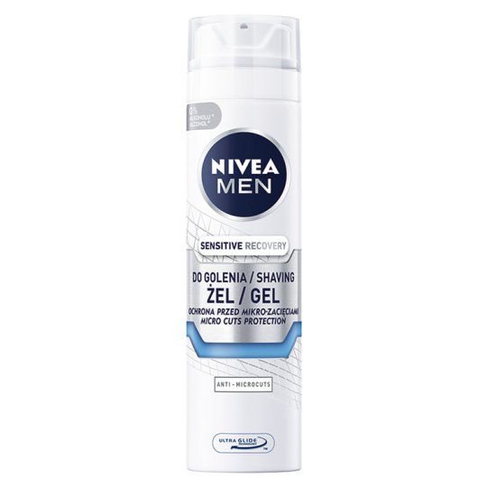 NIVEA MEN Sensitive Regenerujący żel do golenia 200 ml