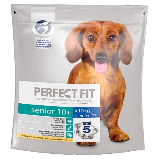 Perfect Fit Senior 10+ <10 kg Karma pełnoporcjowa dla dorosłych psów 825 g