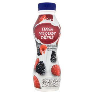 Tesco Jogurt do picia owoce leśne 350 g