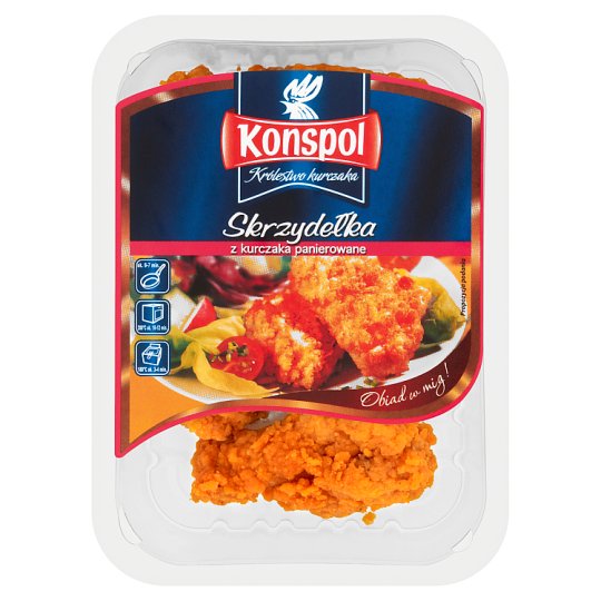 Konspol Skrzydełka z kurczaka panierowane 250 g