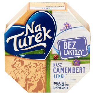 NaTurek Nasz Camembert lekki Ser 120 g