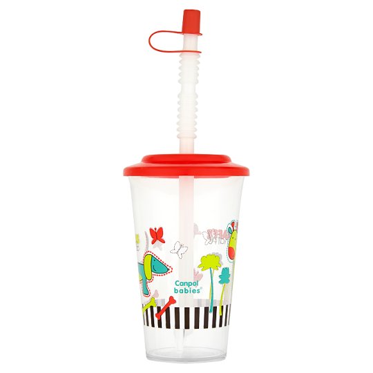 Canpol Babies Kubek „Jakubek" ze słomką 12 m+ 320 ml